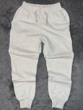 Free Planet Kids Light Gray Speckled Jogger Sweatpants